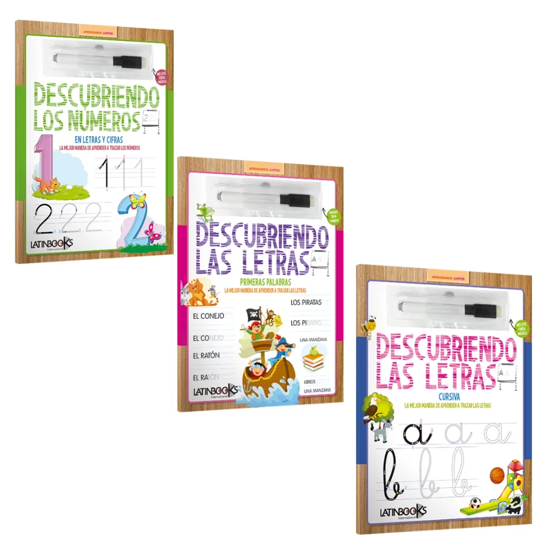 Libro Descubriendo las Letras Cursiva con Marcador Magico 3
