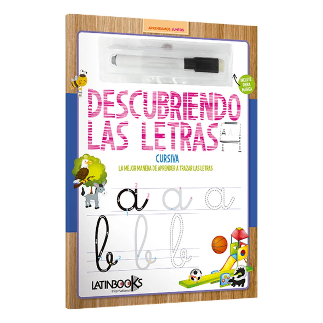 Libro Descubriendo las Letras Cursiva con Marcador Magico