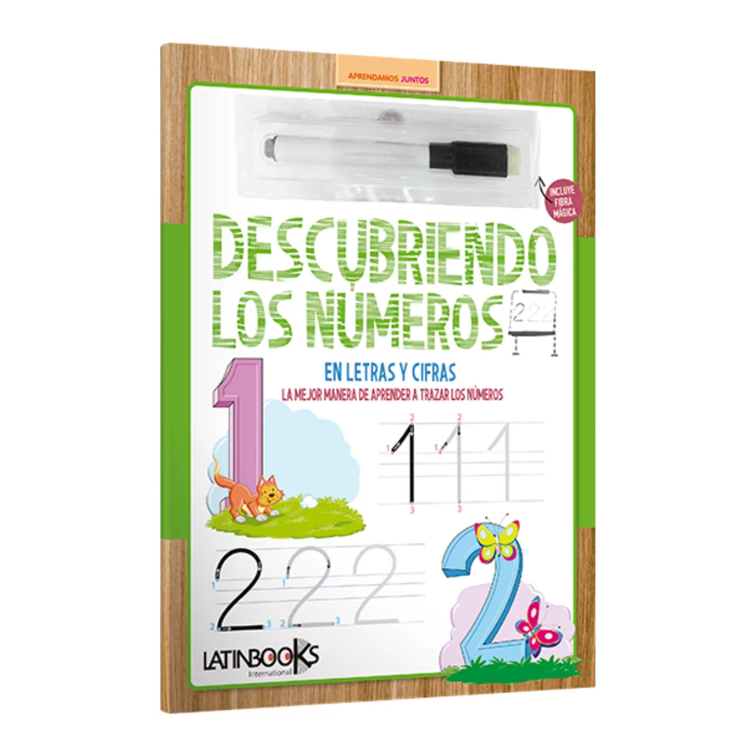 Libro Descubriendo los Numeros con Marcador Magico