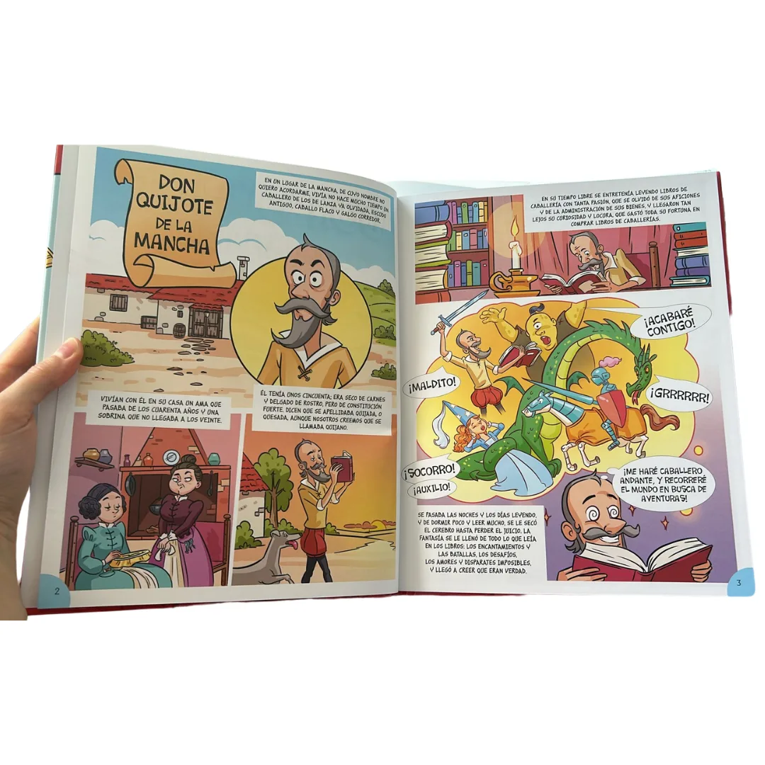 Libro Don Quijote de la Mancha - Comic 2