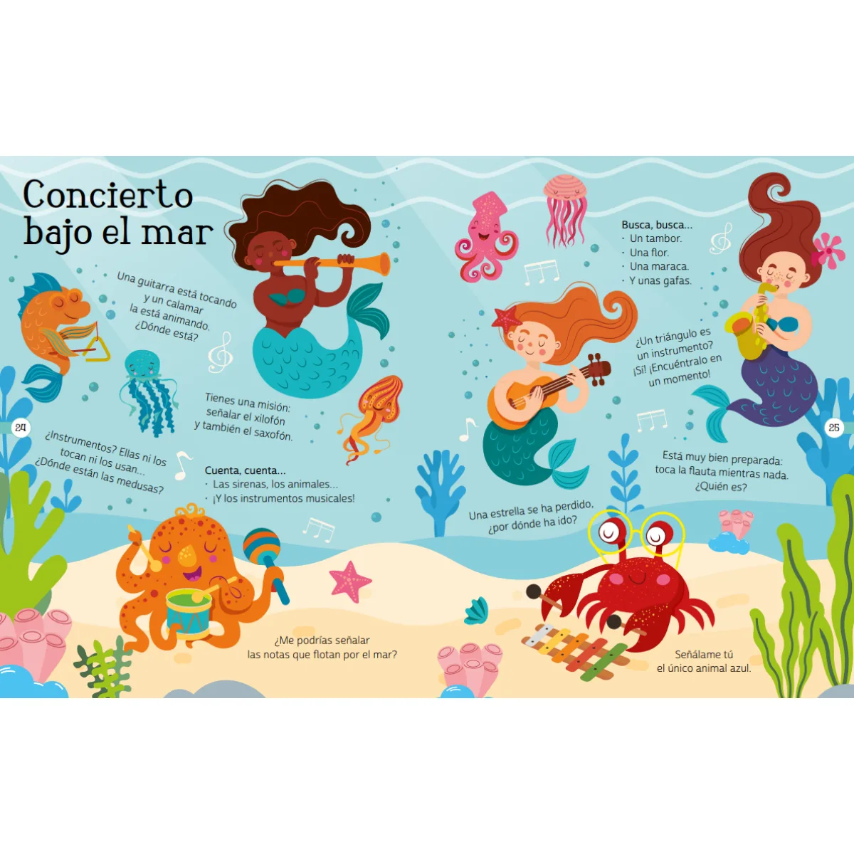 Libro En el Oceano Magico  - Busca y Encuentra 3