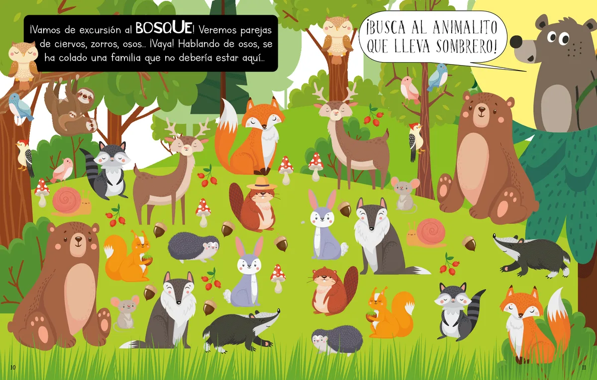 Libro Encuentra las parejas Animales - Libsa