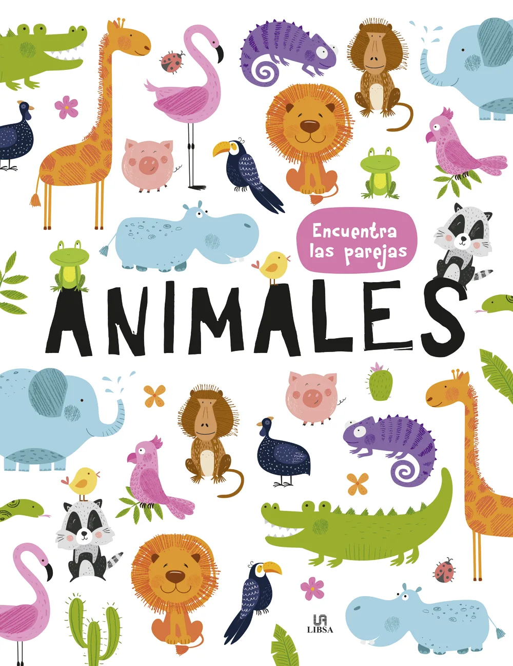 Libro Encuentra las parejas Animales - Libsa