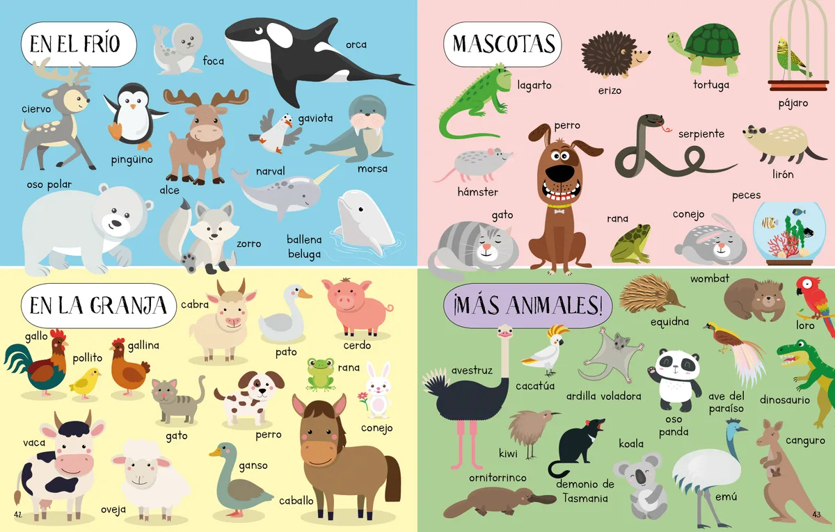 Libro Encuentra las parejas Animales - Libsa 3