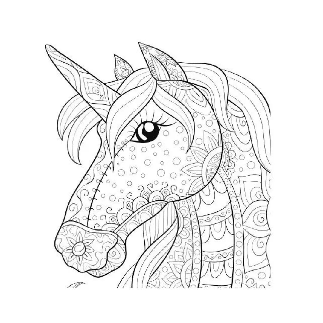 Libro Energia de Unicornio para pintar