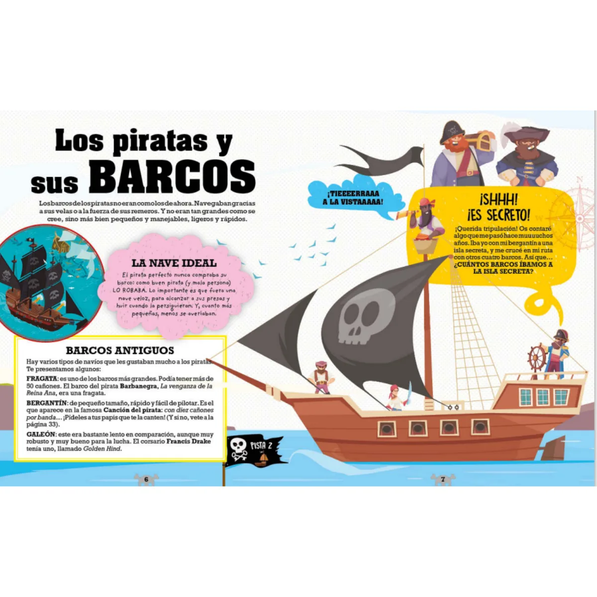 Libro Enigmas muy Piratas - Coleccion Escapebook Libsa 3