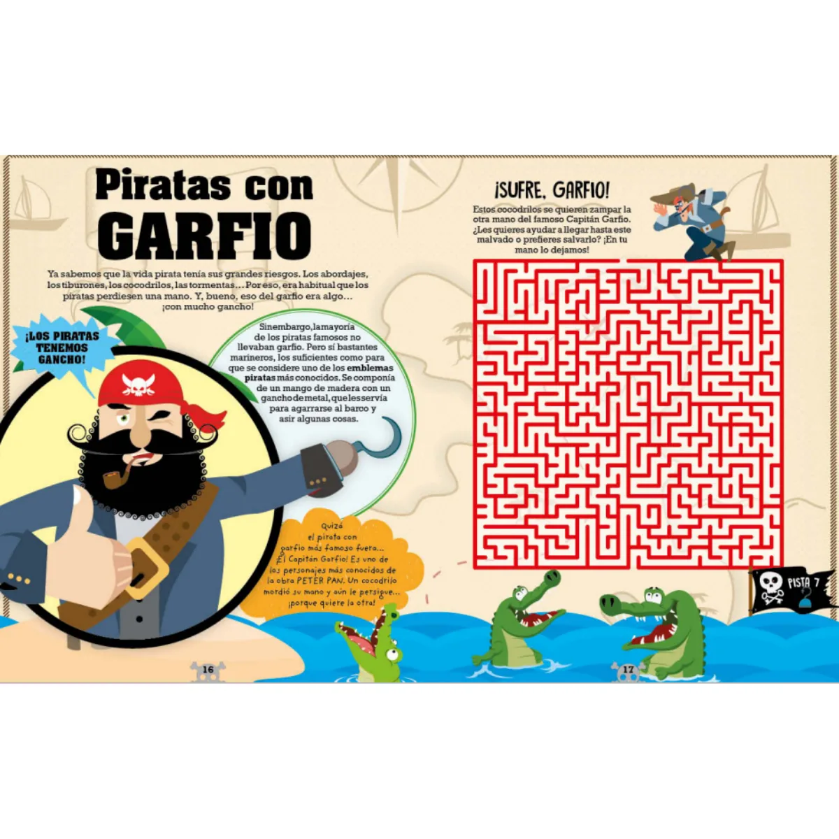 Libro Enigmas muy Piratas - Coleccion Escapebook Libsa 5