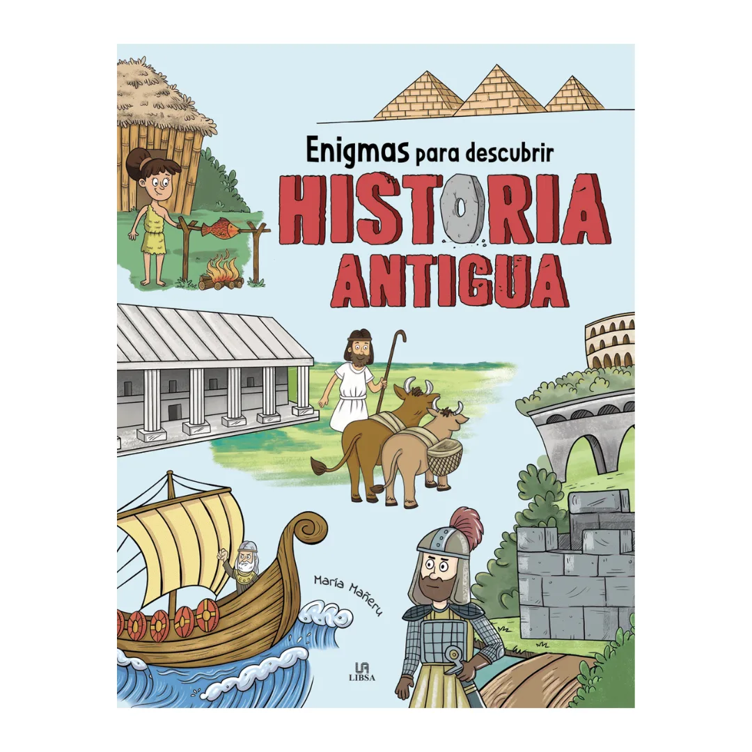 Libro Enigmas para Descubrir Historia Antigua