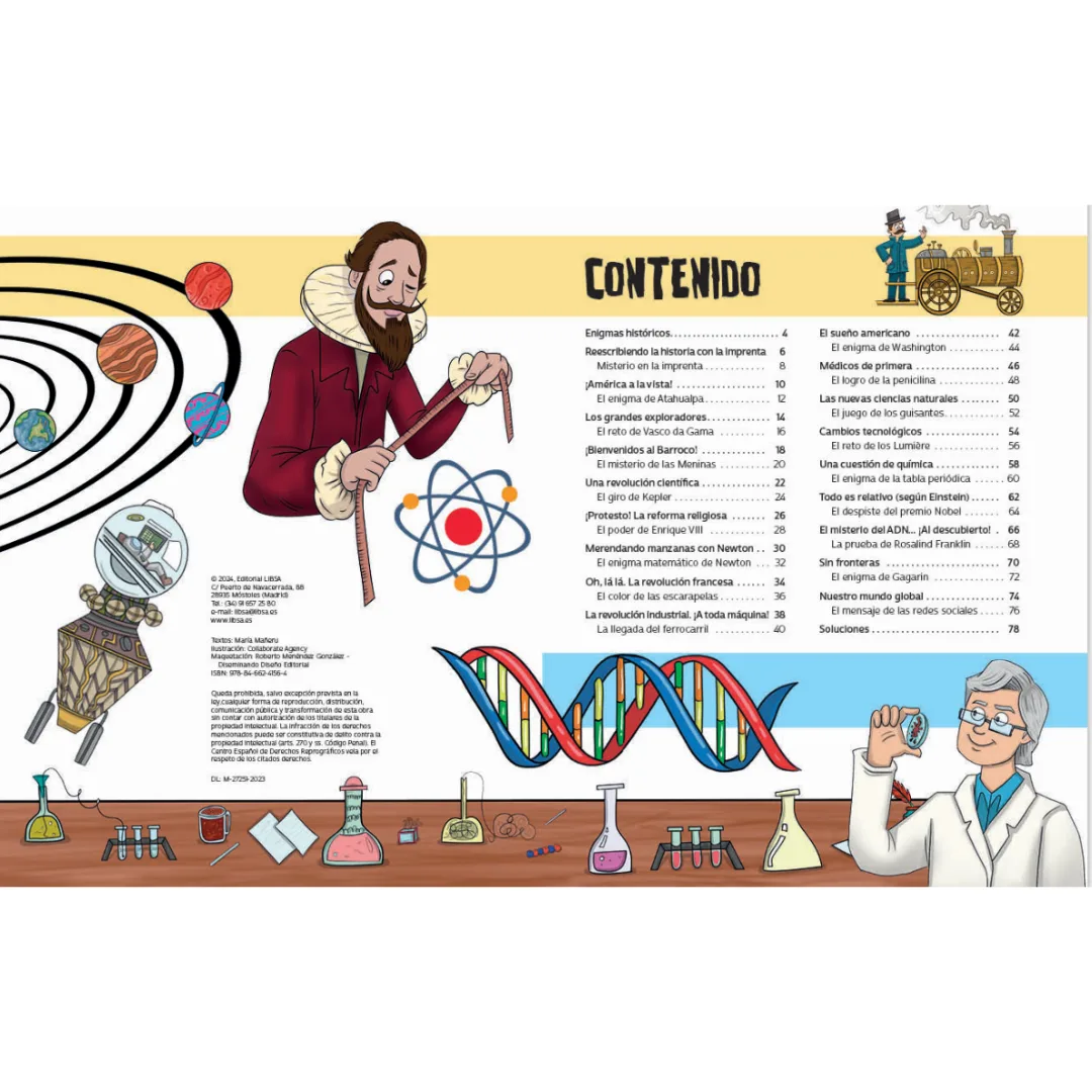 Libro Enigmas para Descubrir Historia Moderna