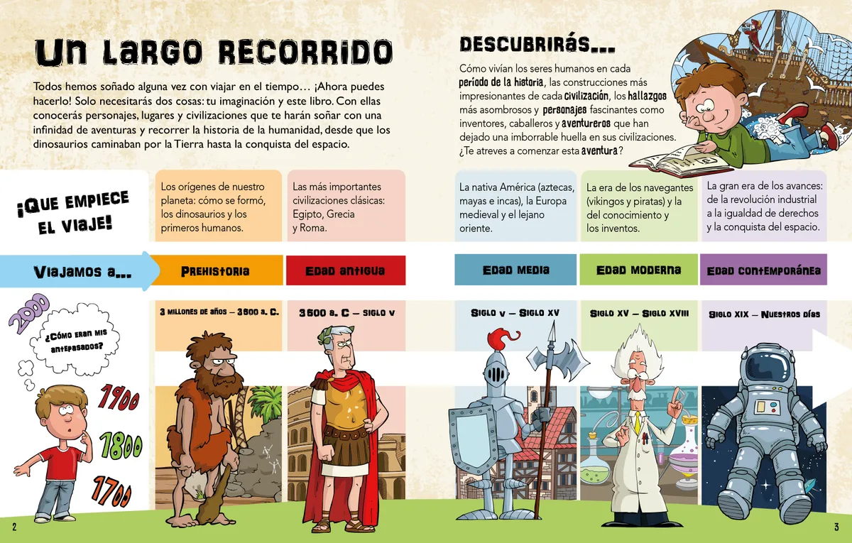 Libro Historia Un Viaje en el Tiempo - Know Conocimiento 4