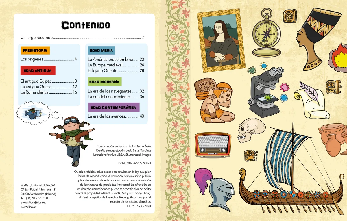 Libro Historia Un Viaje en el Tiempo - Know Conocimiento