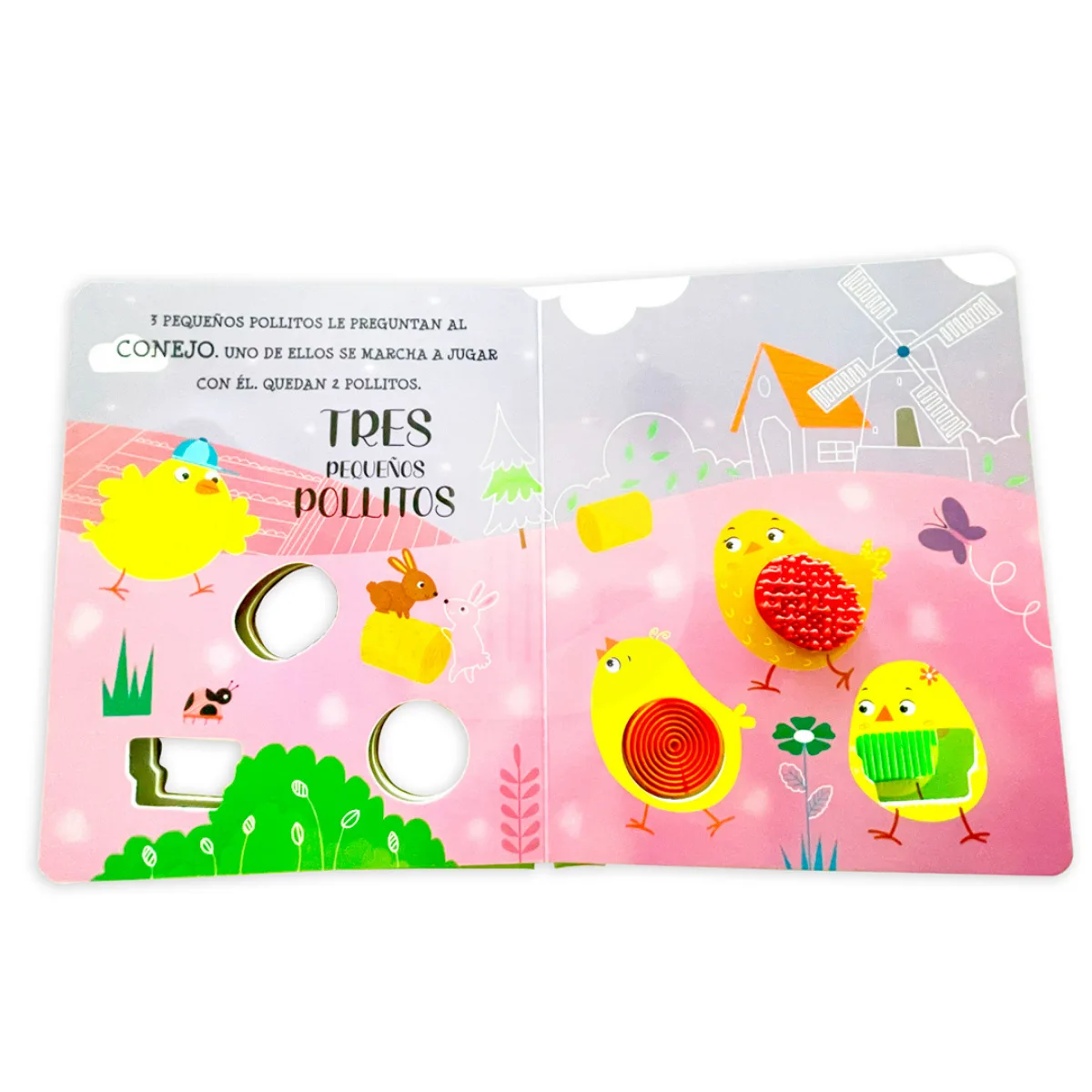 Libro Infantil con Cinco Texturas