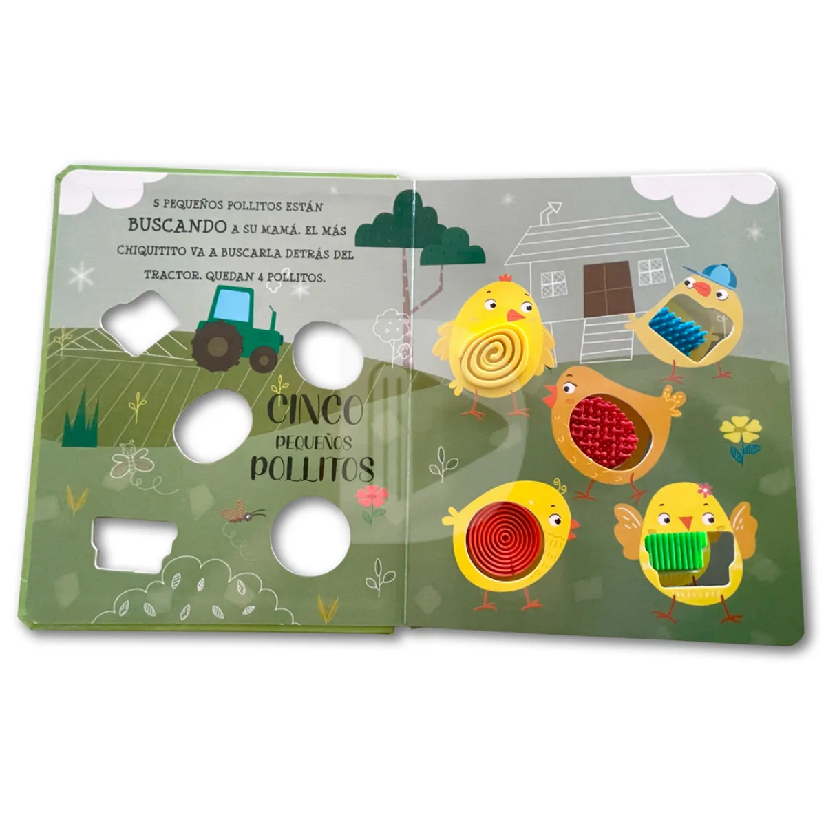 Libro Infantil con Cinco Texturas