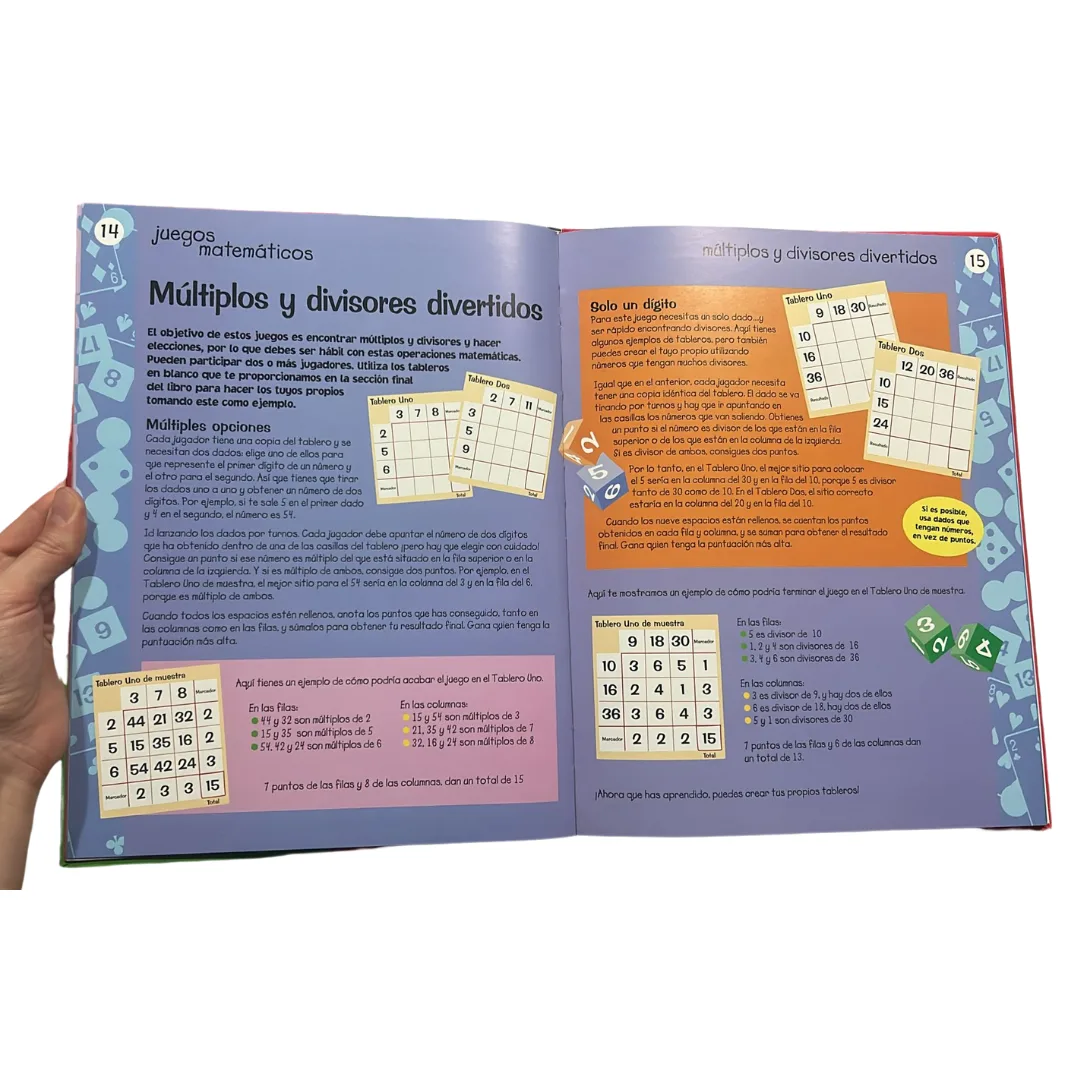 Libro Juegos matematicos - Libsa 3