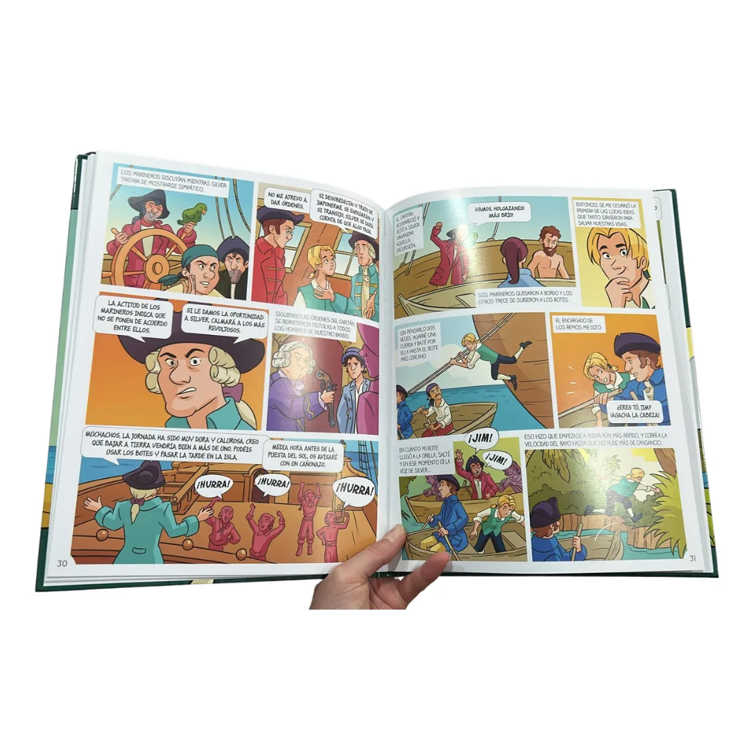 Libro La Isla del Tesoro - Comic 2
