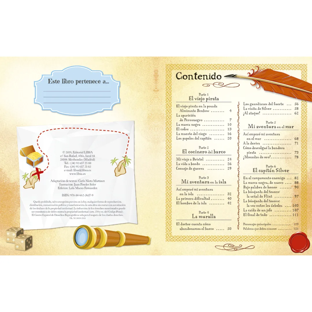 Libro La Isla del Tesoro