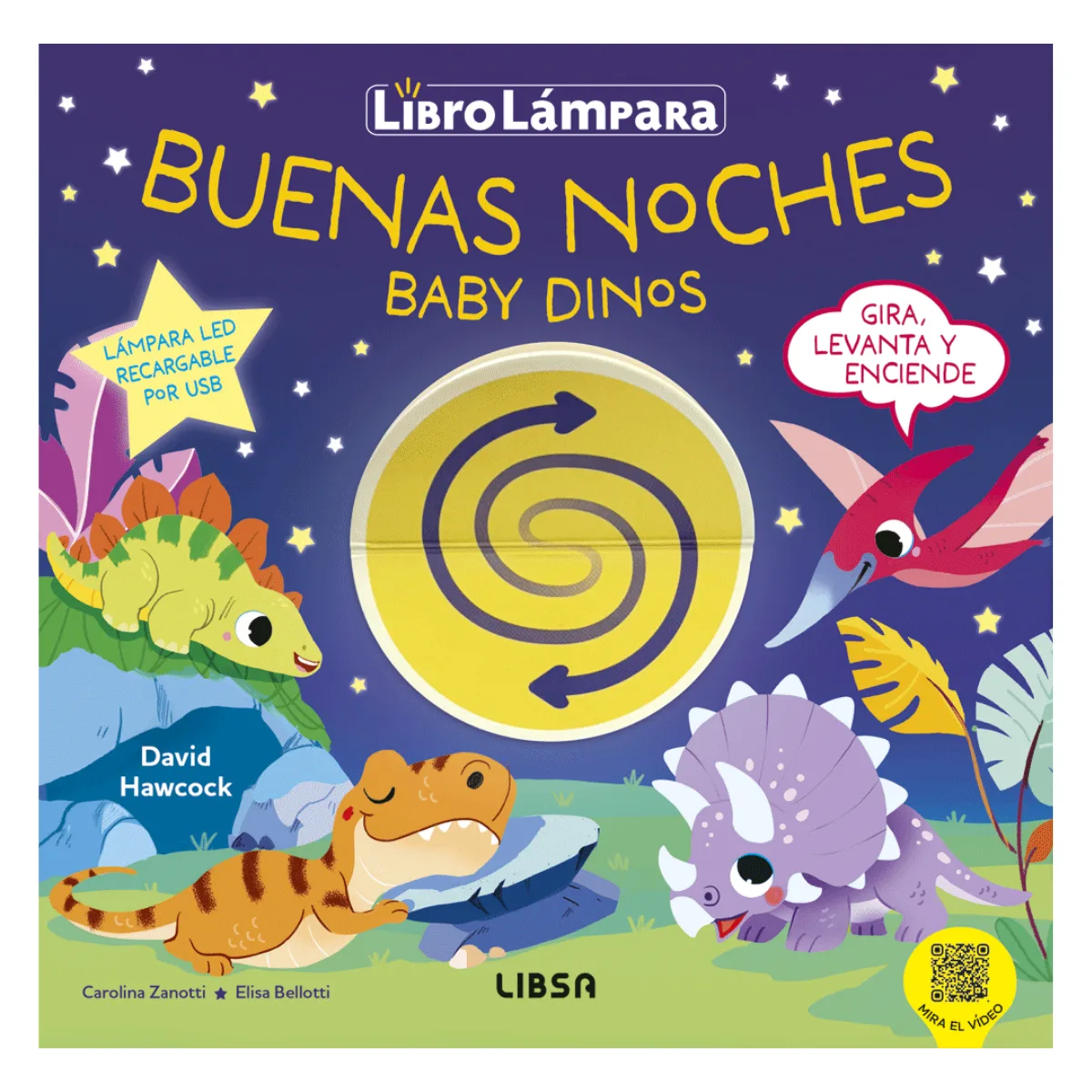 Libro Lampara - Dinosaurios