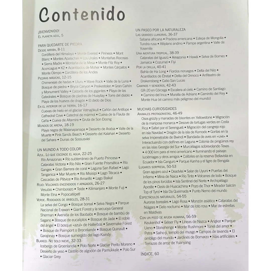 Libro Maravillas Naturales del Mundo