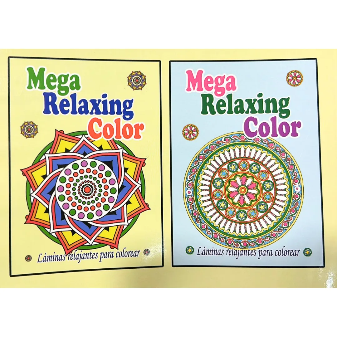 Libro Mega Relaxing Color 2