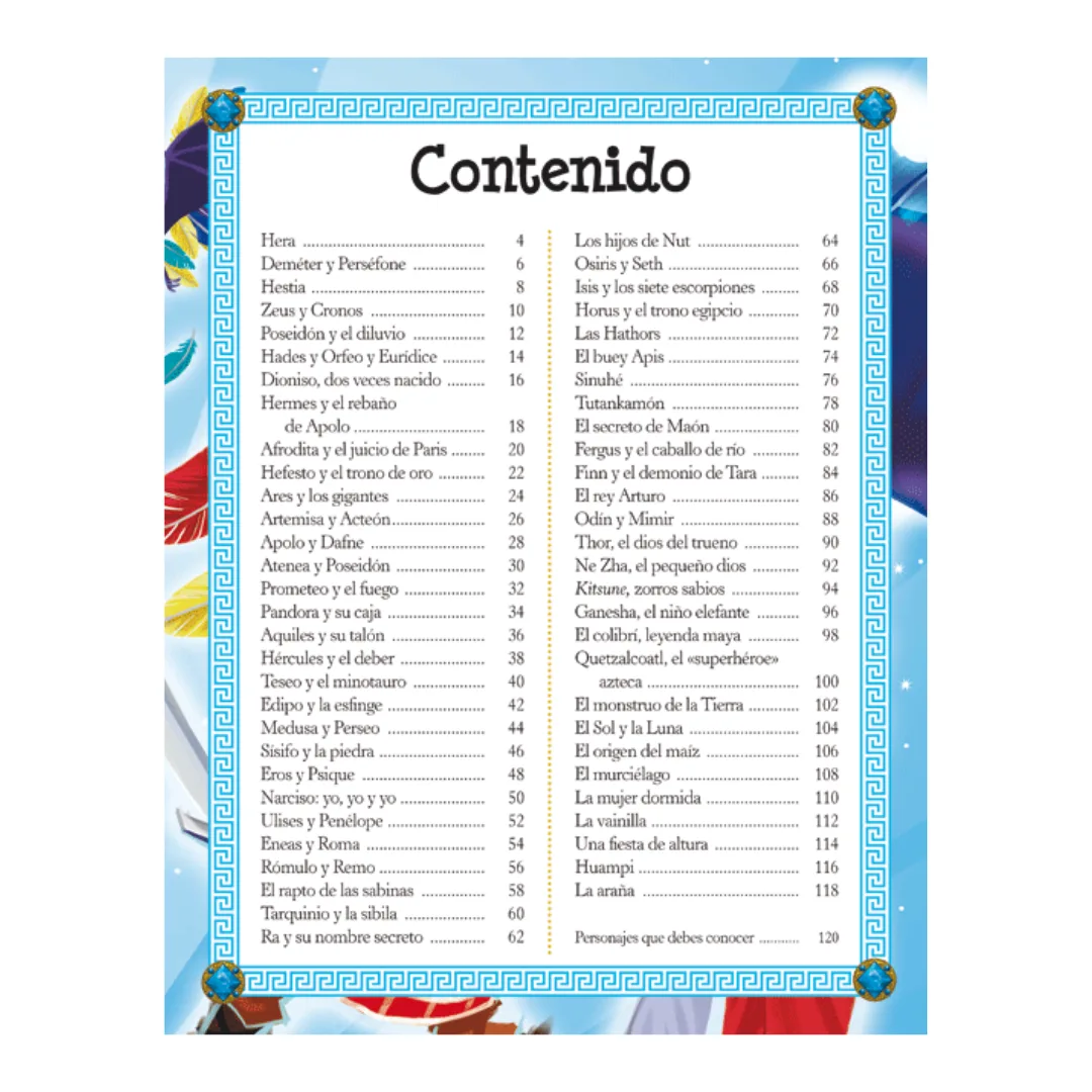 Libro Mitos y Leyendas para niños