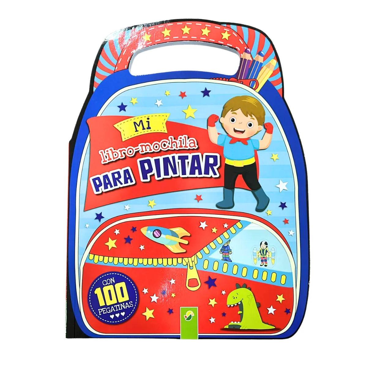 Libro Mochila para pintar con stickers