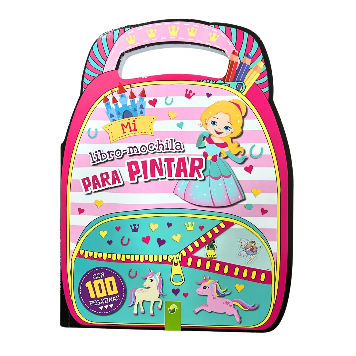 Libro Mochila para pintar con stickers
