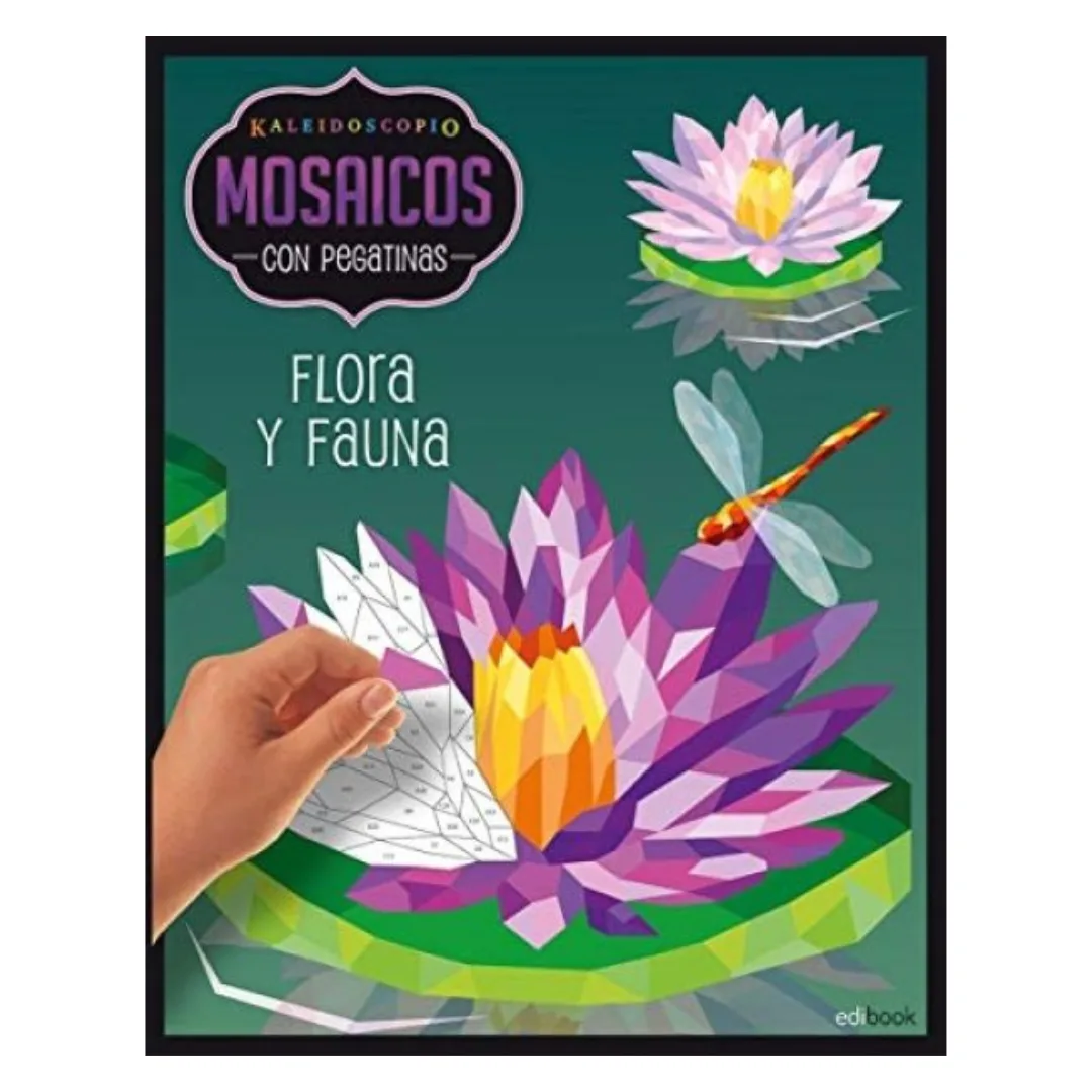 Libro Mosaico con Pegatinas - Flora y Fauna