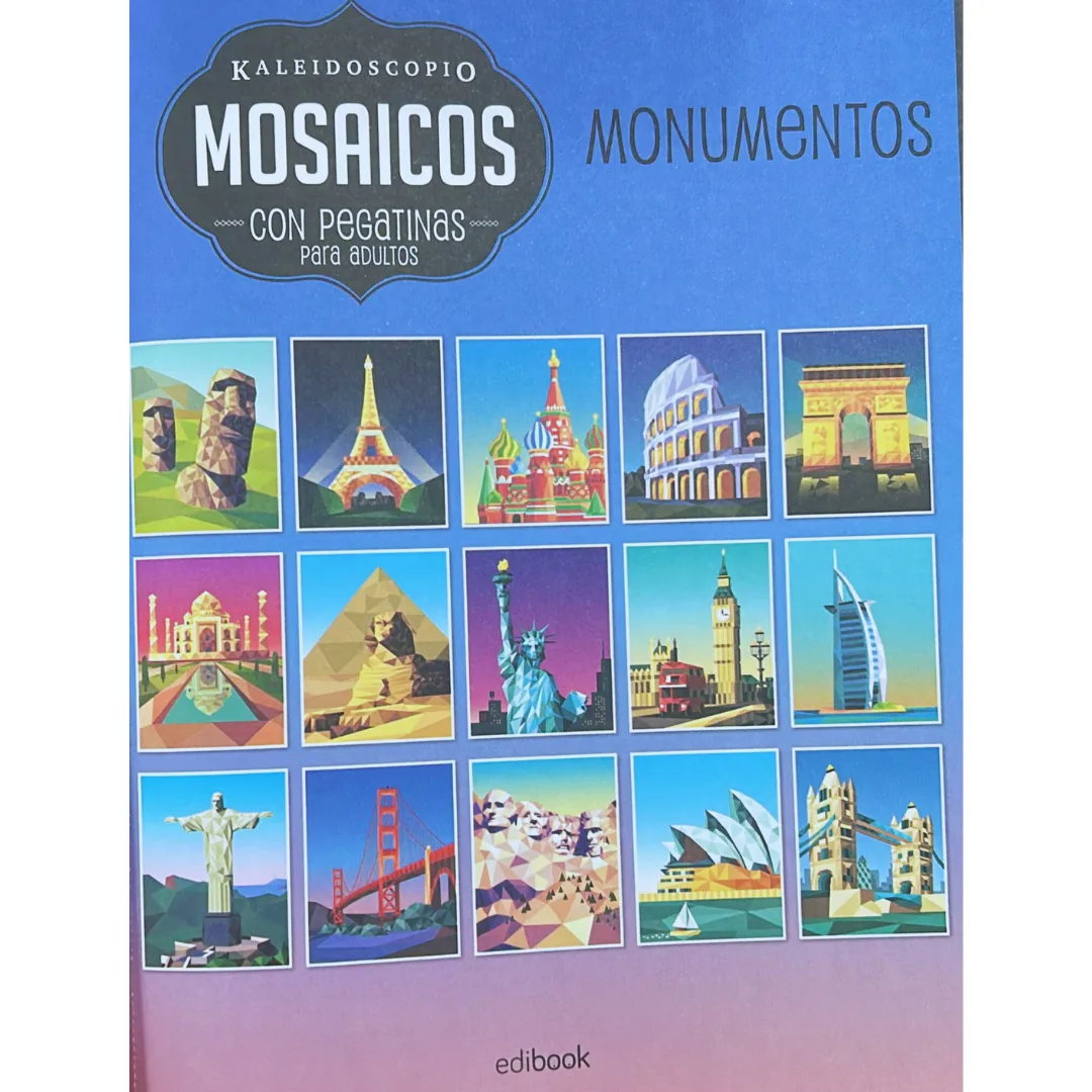 Libro Mosaico con Pegatinas - Monumentos 3