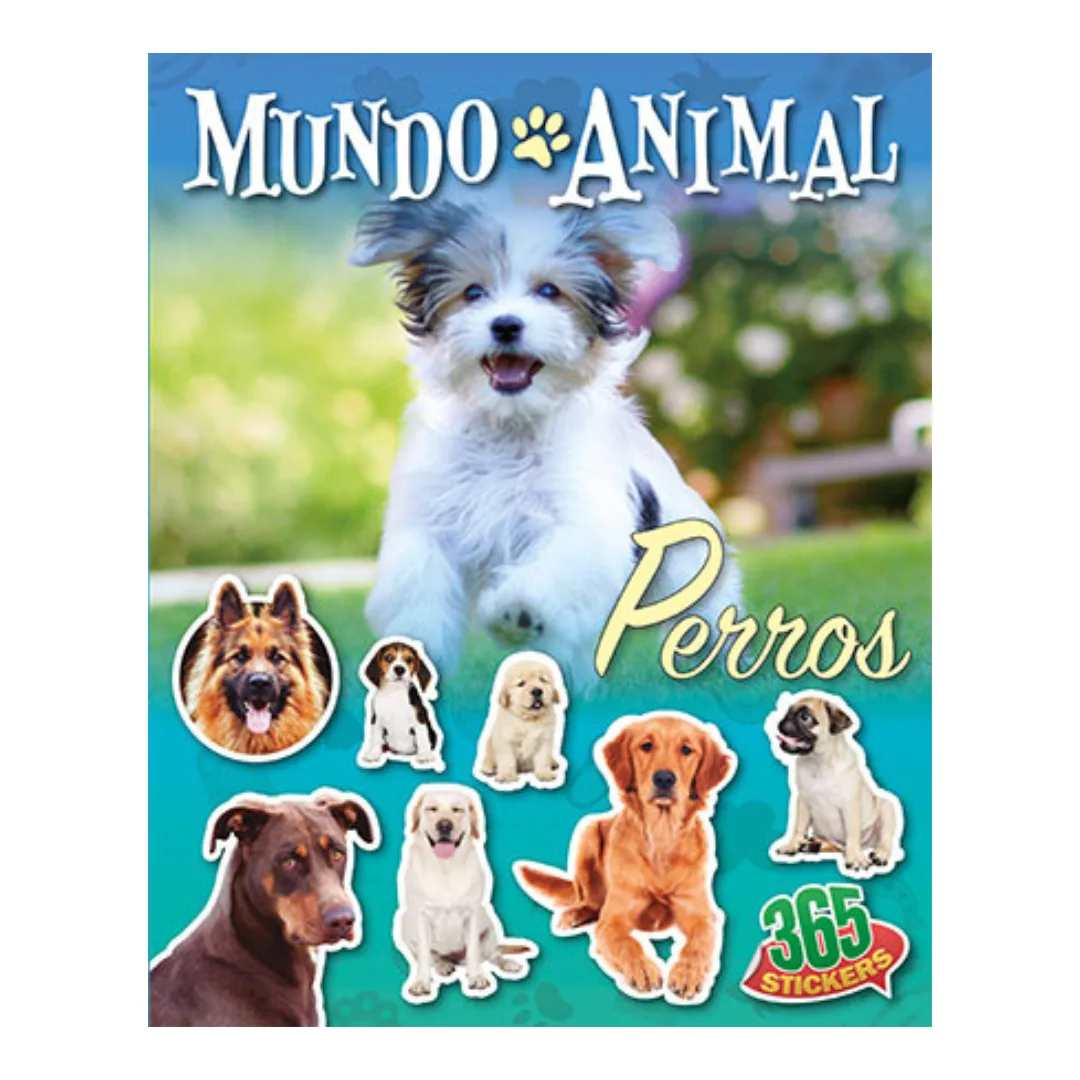 Libro Mundo Animal con Stickers - Perros