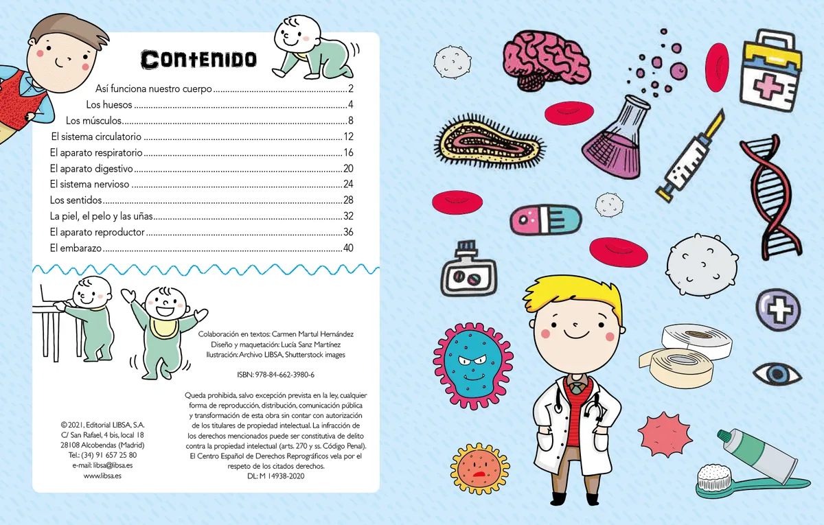 Libro Nuestro Cuerpo Por Dentro Y Por Fuera - Know Conocimiento