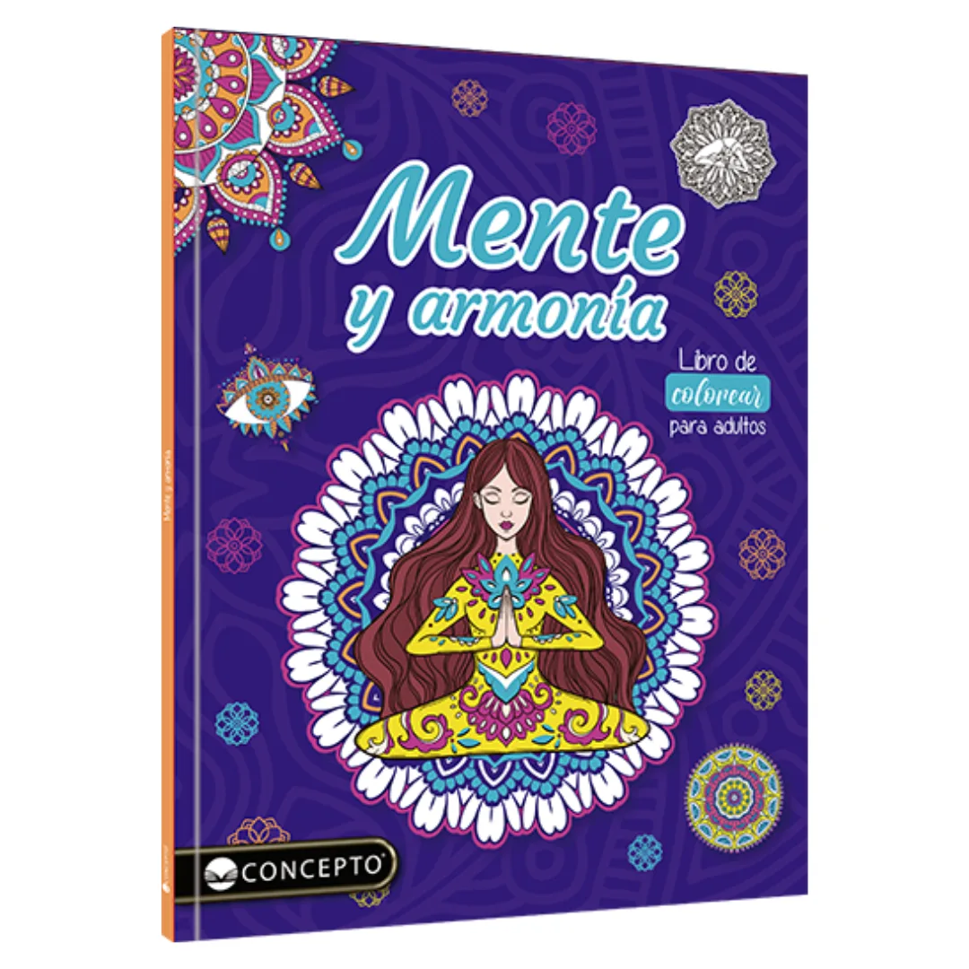 Libro para Colorear Adultos - Mente y Armonia