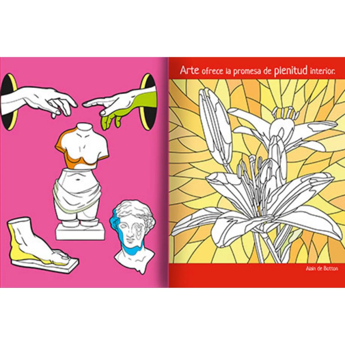 Libro para Colorear Arte y Vitrales
