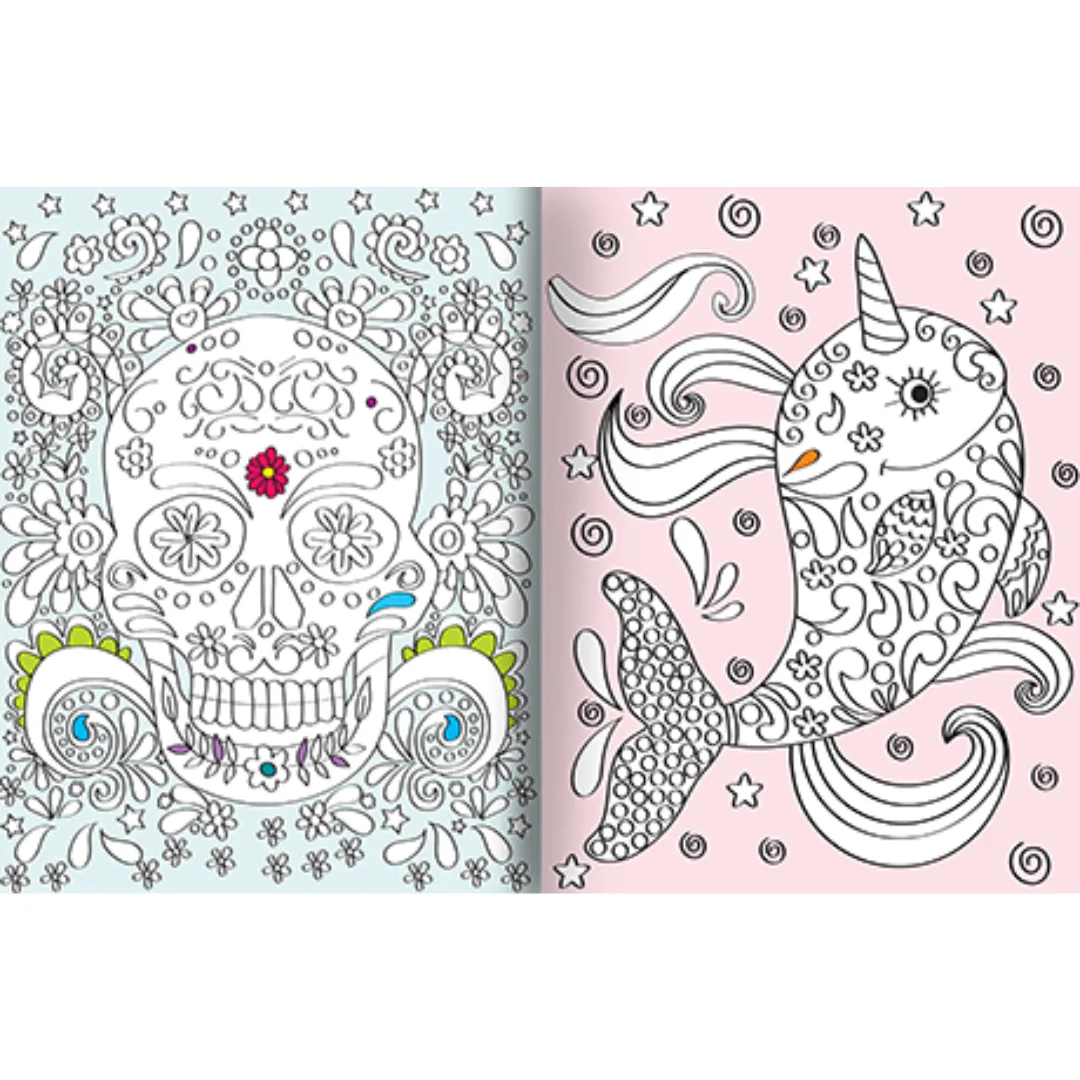 Libro para colorear Caleidoscopio