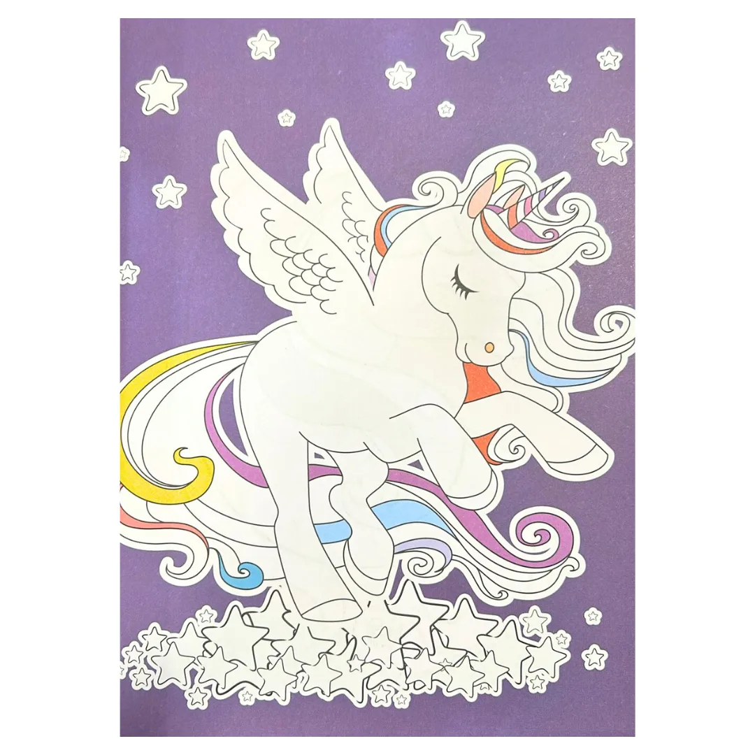 Libro para colorear de Unicornios 3