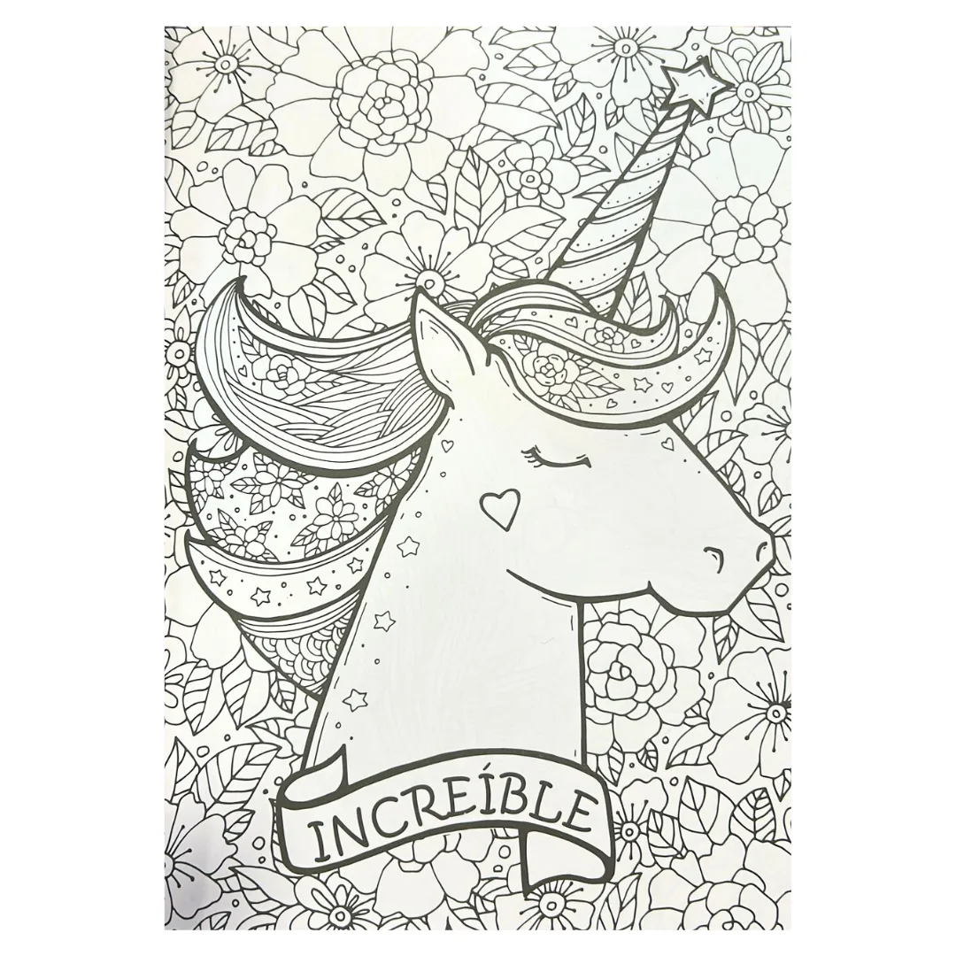 Libro para colorear de Unicornios