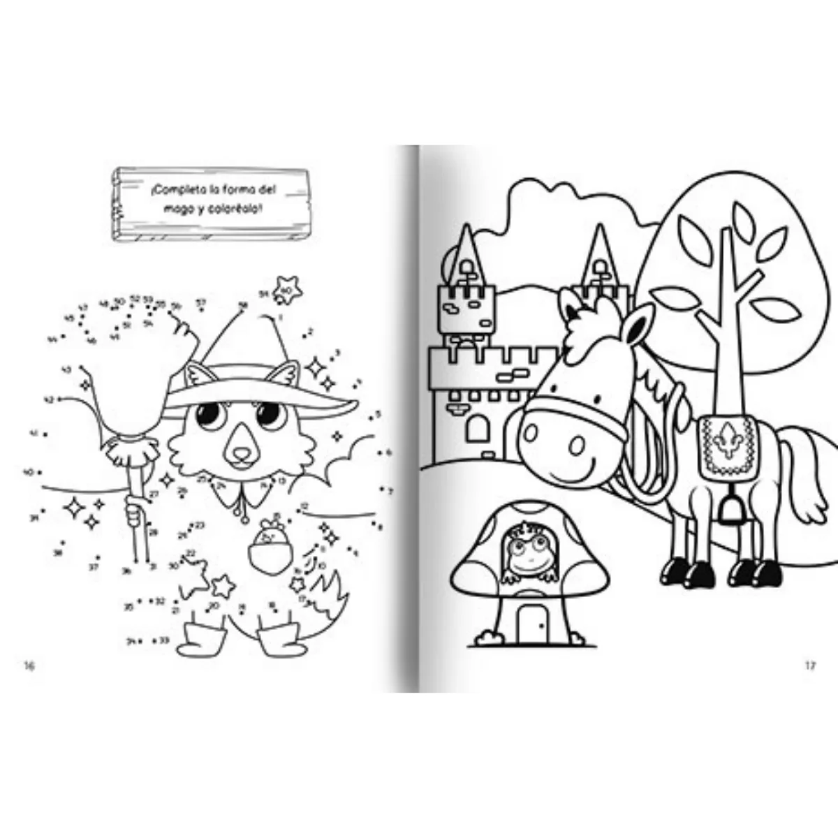 Libro para colorear Fantasticas Aventuras
