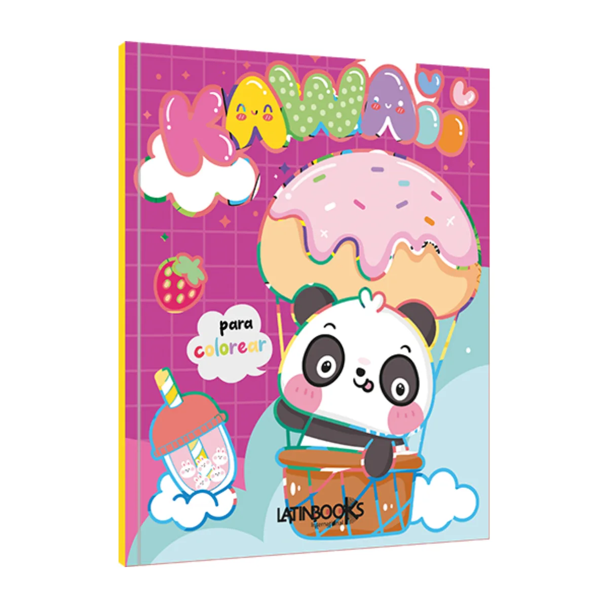 Libro para colorear Kawaii