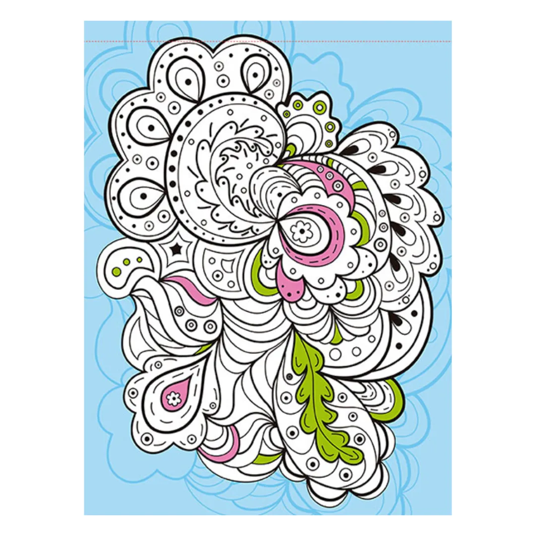 Libro para Colorear Mandalas - Relax Arte Glitter