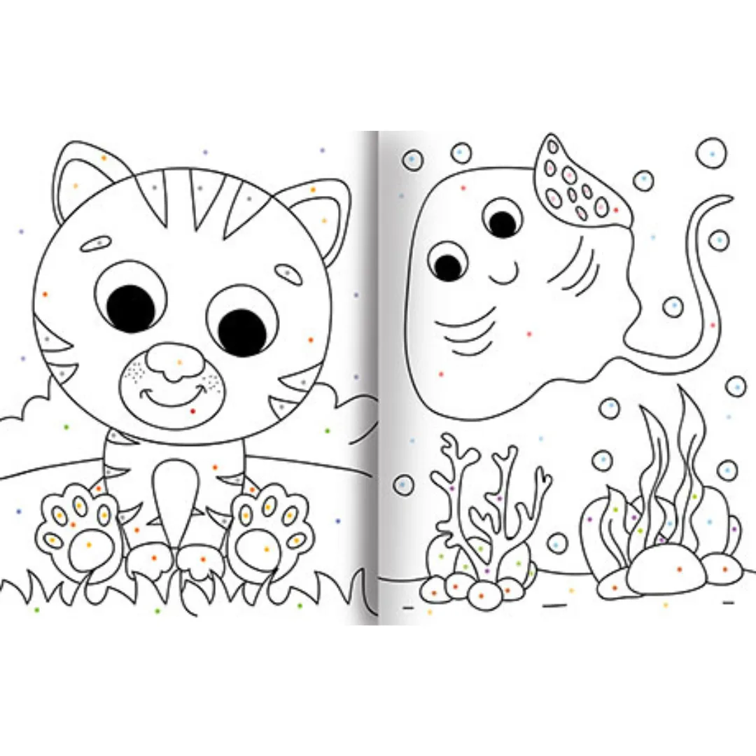 Libro para colorear Pecosos - Jirafa