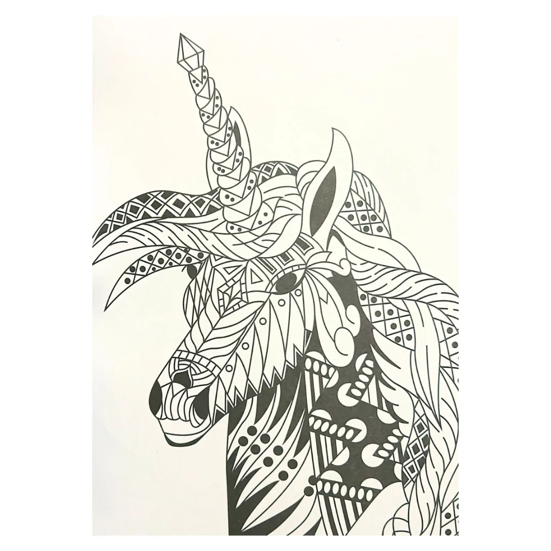 Libro para colorear Unicornios Maravillosos