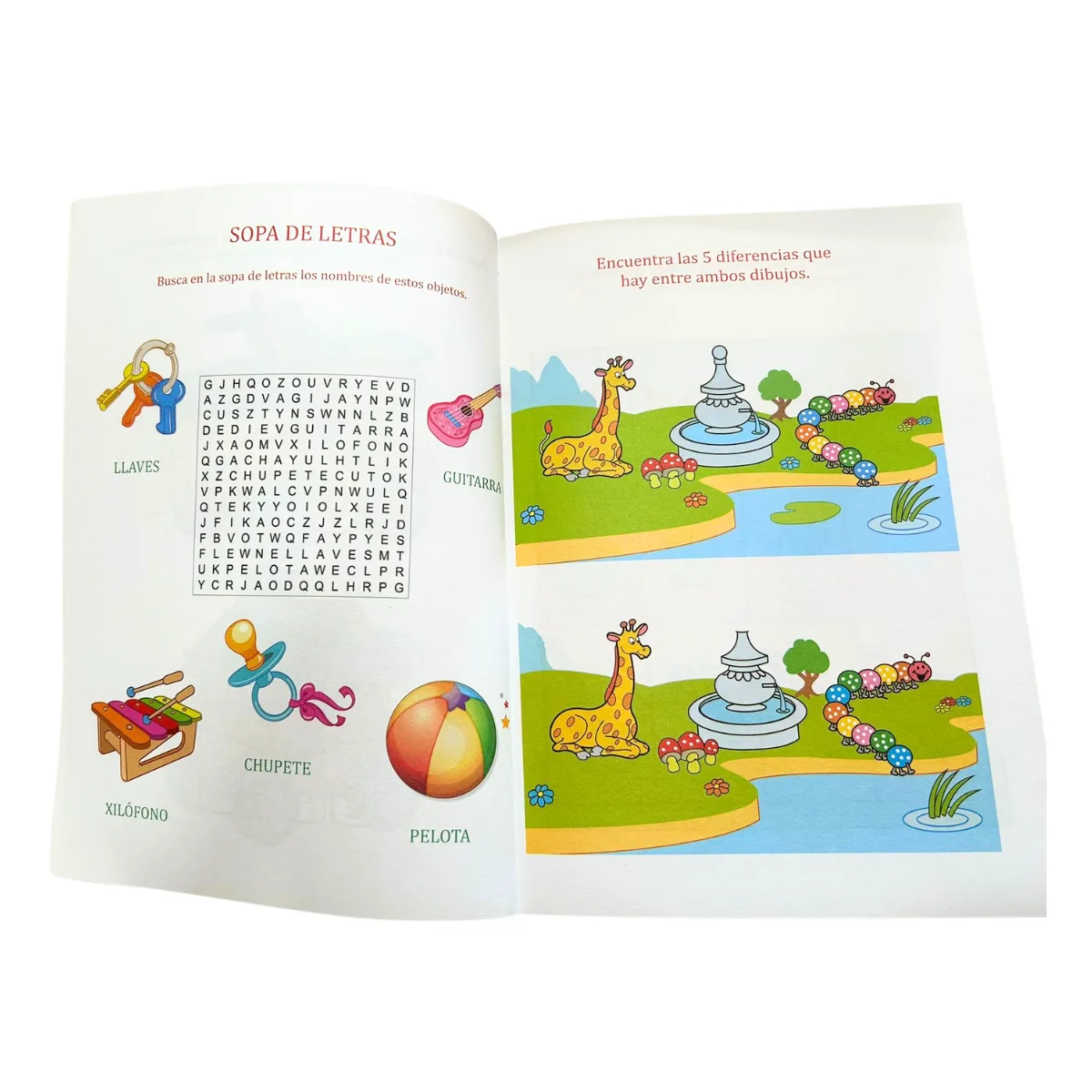 Libro Pasatiempos Infantiles