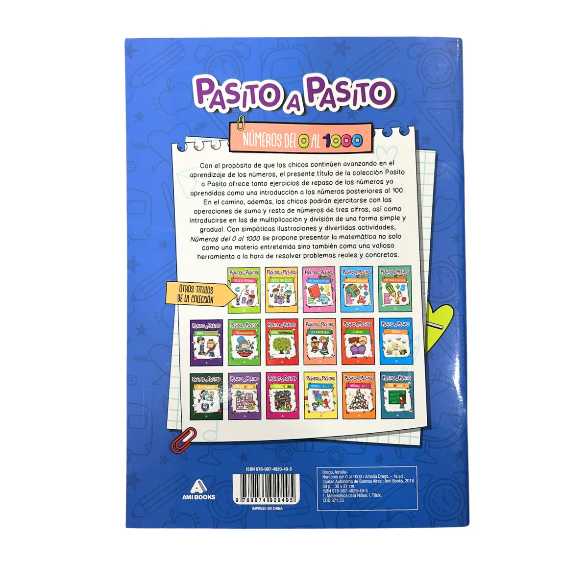 Libro Pasito a Pasito Numeros 0 al 1000