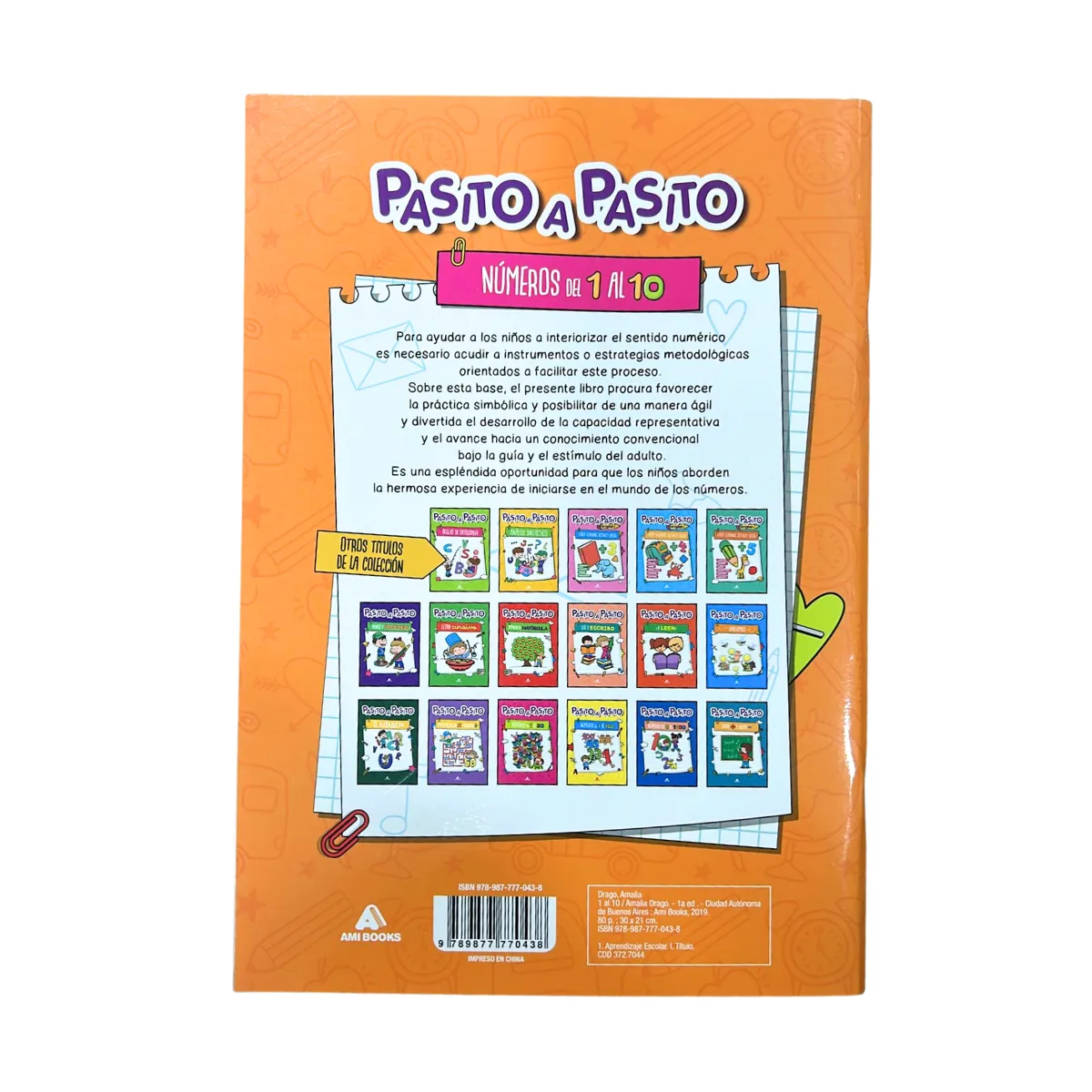 Libro Pasito a Pasito Numeros 1 al 10