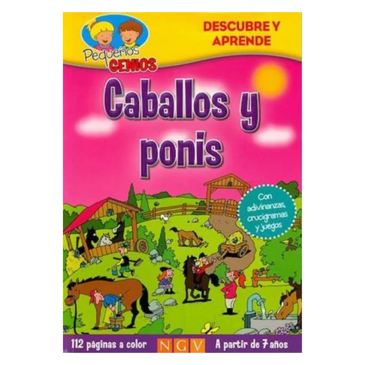 Libro Pequeños Genios - Caballos y Ponis