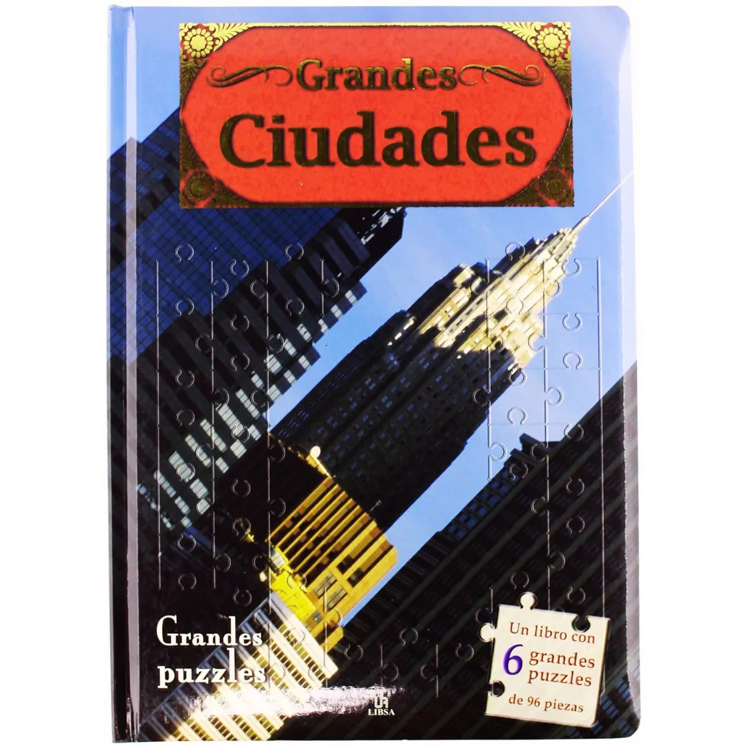 Libro puzzle grandes ciudades
