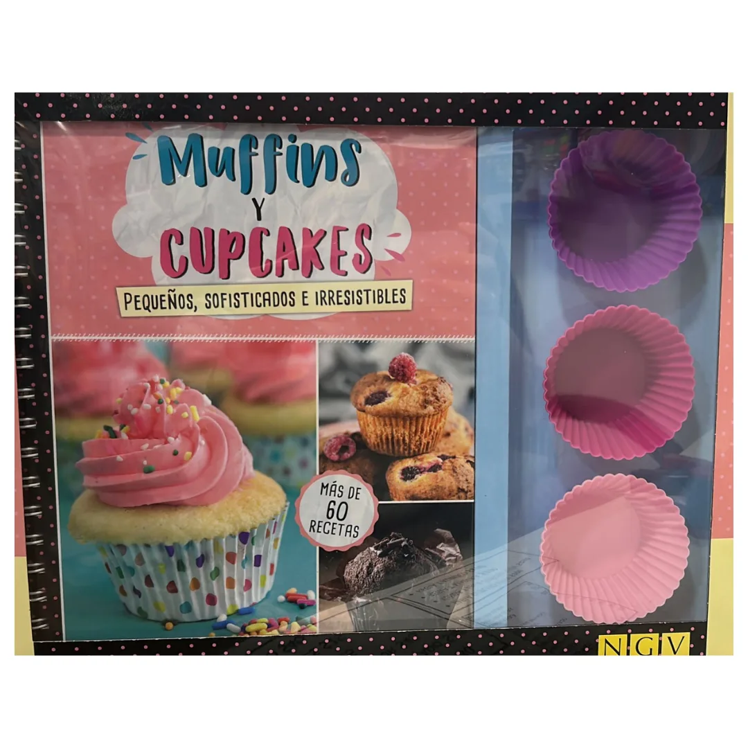 Libro Recetas Muffins y Cupcakes con Moldes