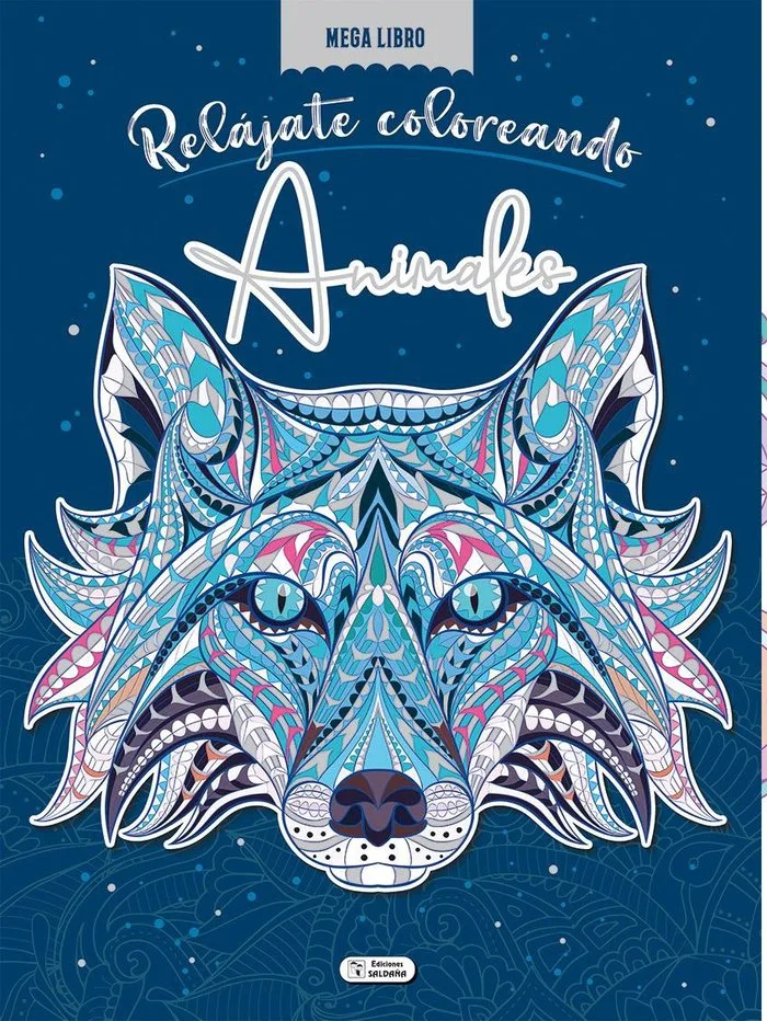 Libro Relajate Coloreando Animales