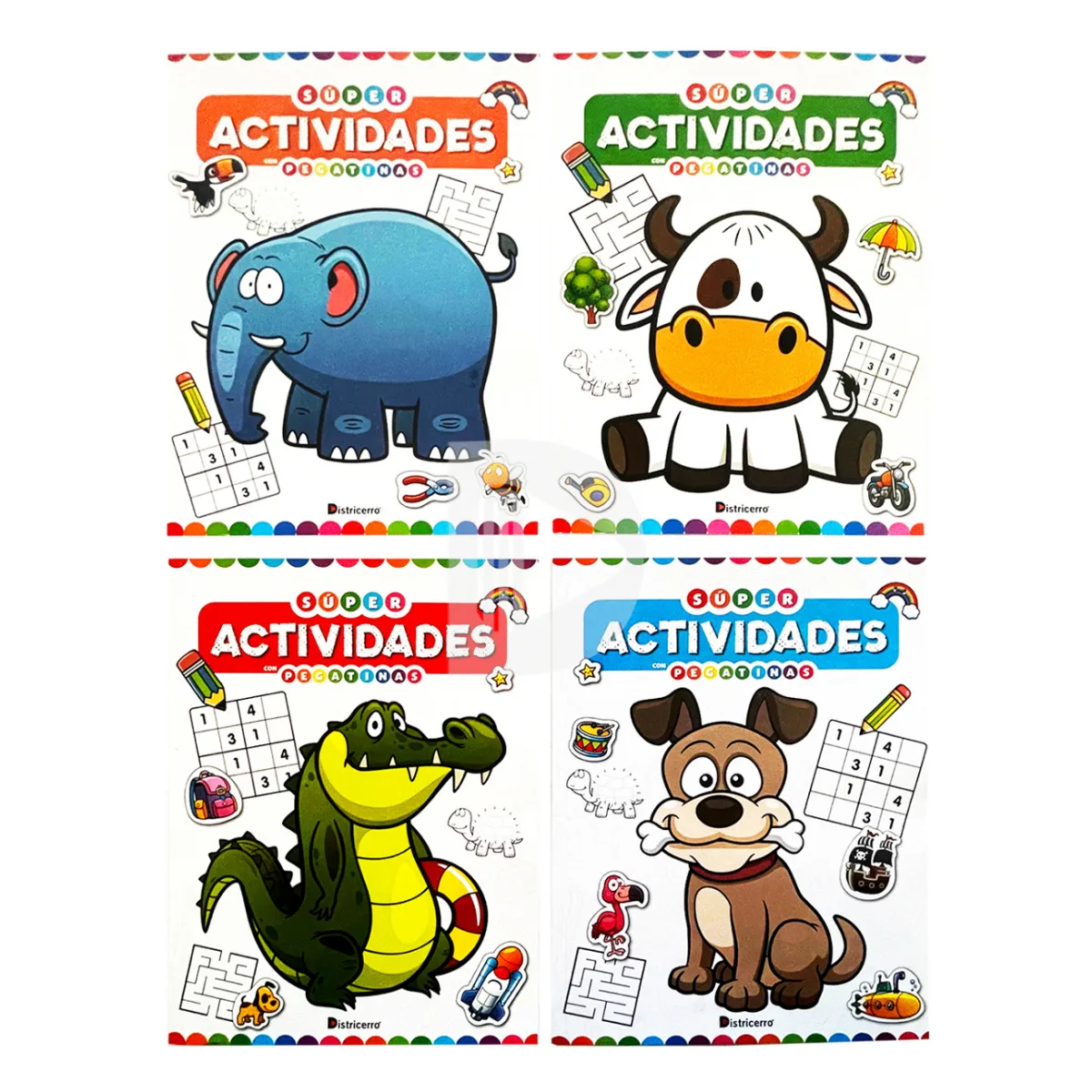 Libro Super Actividades con Pegotines