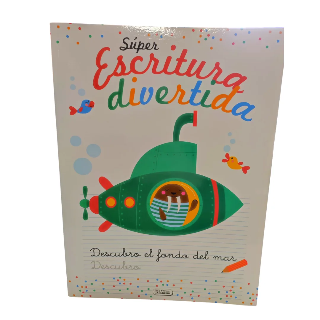 Libro super escritura divertida