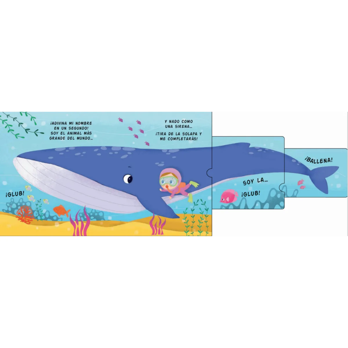 Libro Tira y Descubre - Bajo el Mar 3